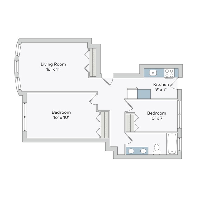 Floorplan - 5222-38 S. Drexel Avenue