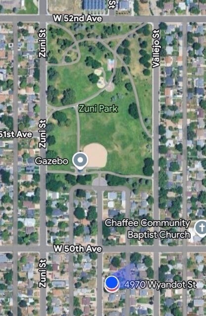 just a block from Zuni Park - 4970 Wyandot St