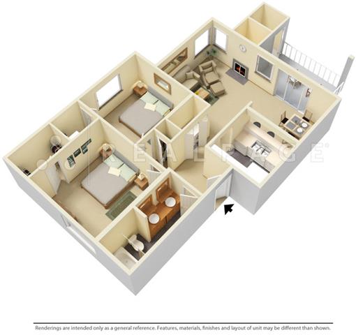 Floorplan - North Creek Heights Apartments