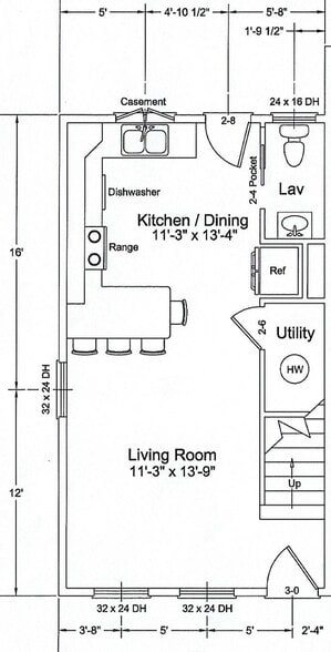 Floorplan - 215 Saco Ave