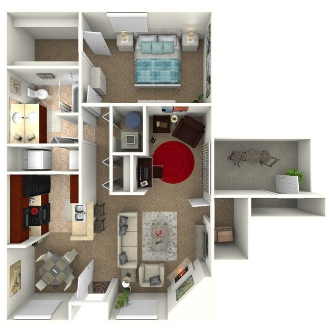Floorplan - The Villages of Bent Tree Apartments