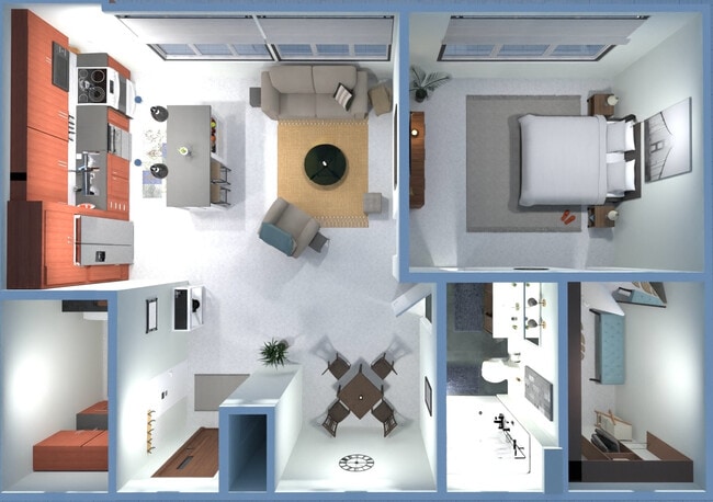 Example floor plan - Paradigm Apartments