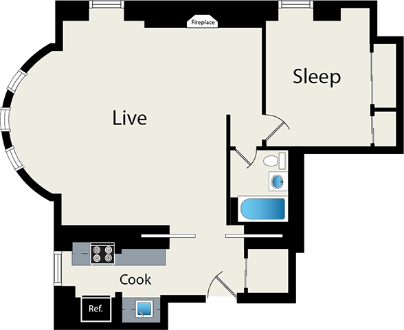 Floorplan - Reside on Wellington