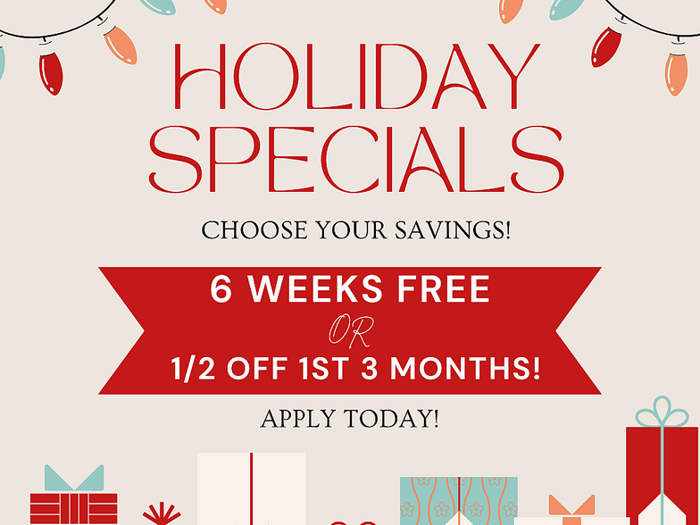 Holiday Specials! - Northplace Apartment Homes