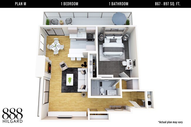 Floorplan - 888 Hilgard