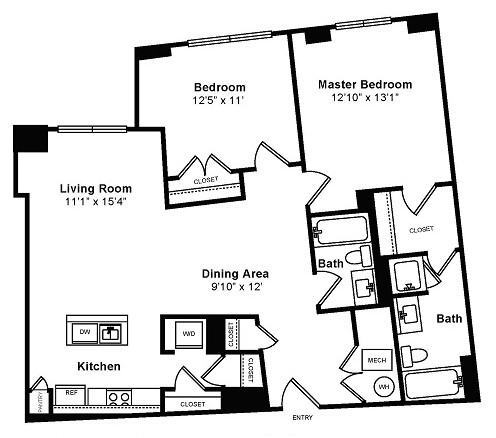 Floorplan - IO Piazza by Windsor