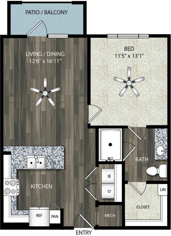 Floorplan - Oaks 55