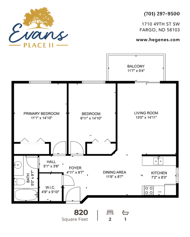 Floorplan - Evans Place 2