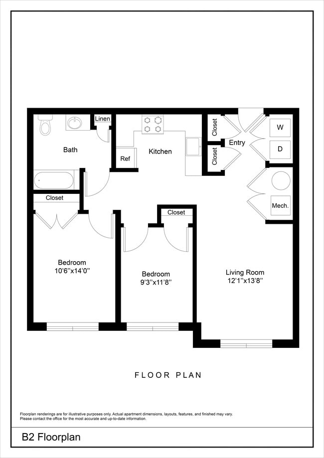 Floorplan - Bracken Square