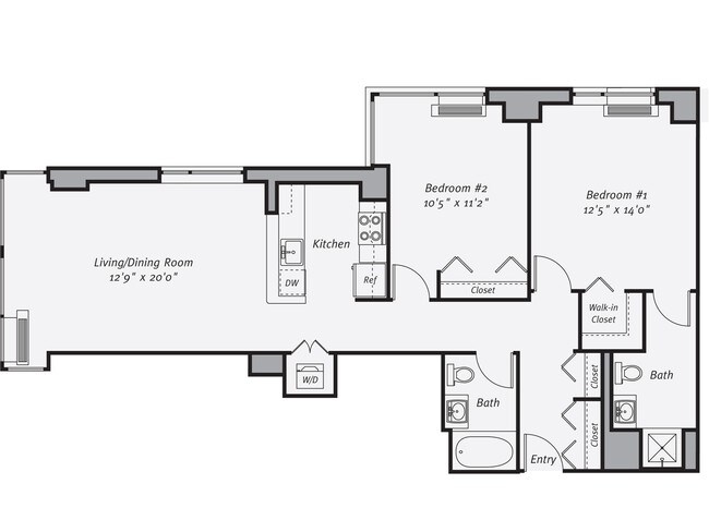 Floorplan - Avalon Riverview South Tower