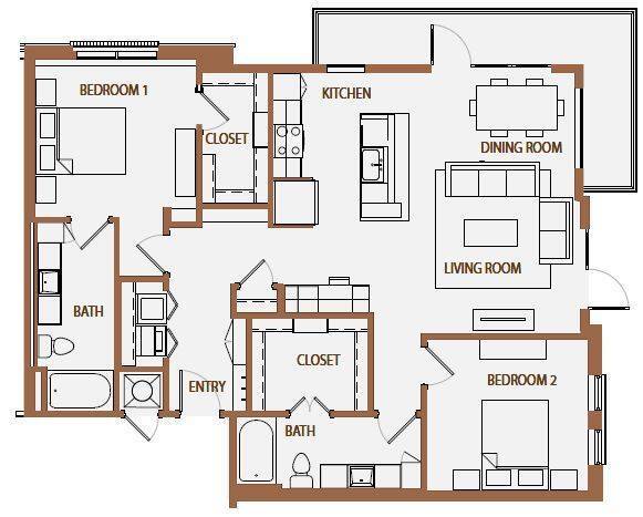 Floorplan - The Kelton at Clearfork