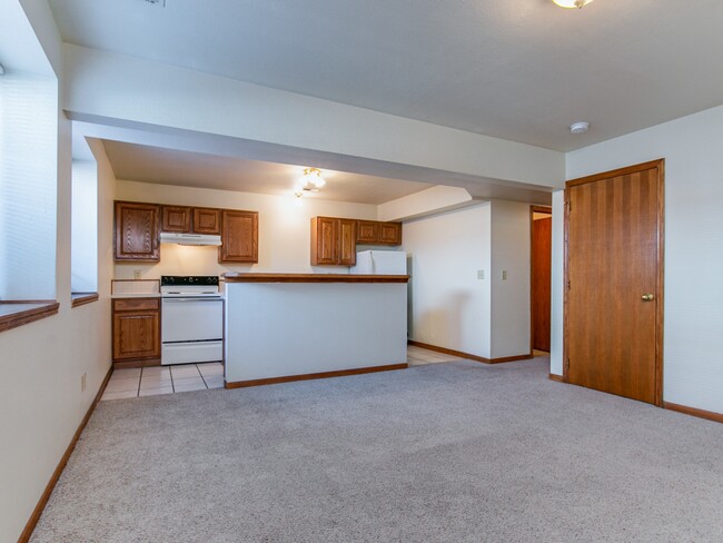 Lower Level Living Room and Kitchen - 500-508 N. 12th