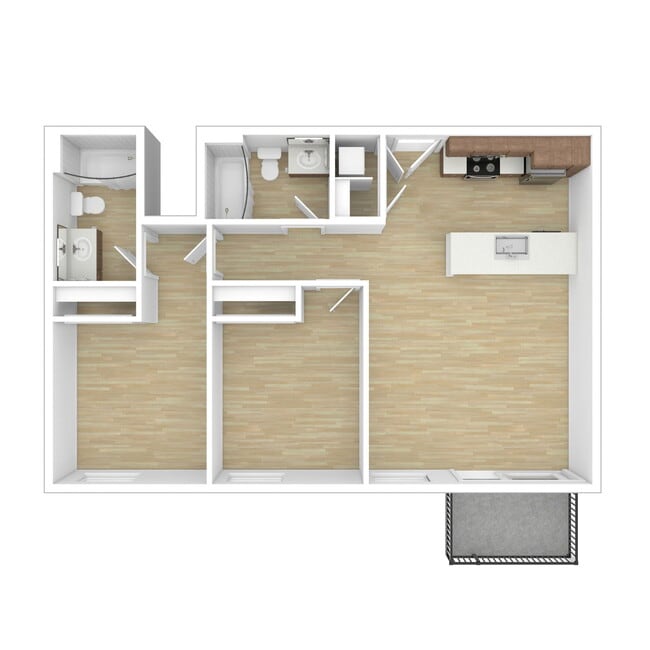 Floorplan - Harwood Flats