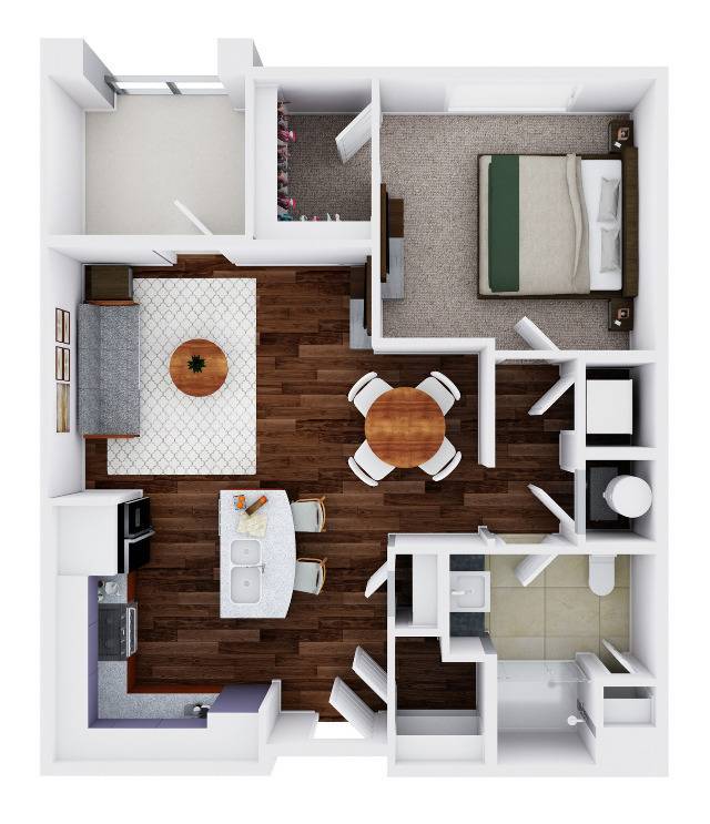 Bellini 1D | 1 bed / 1 bath - The Alloro at University Groves