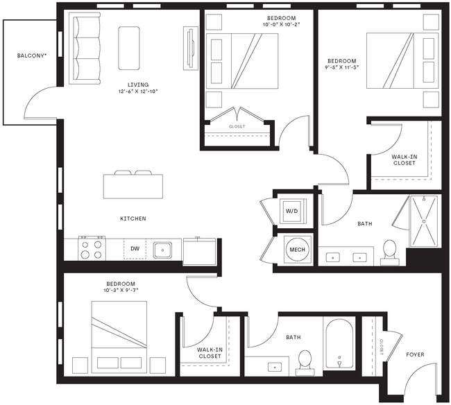 Floorplan - St Albans Lofts Residential