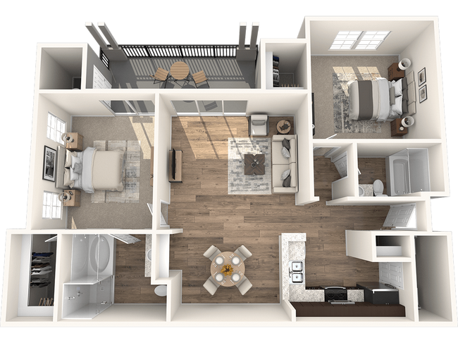 Floorplan - The Retreat at Arden Village Apartments