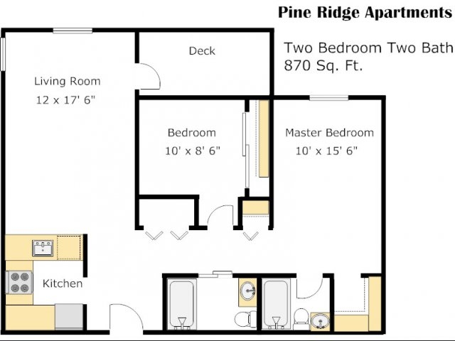 2BR/2BA - Pine Ridge