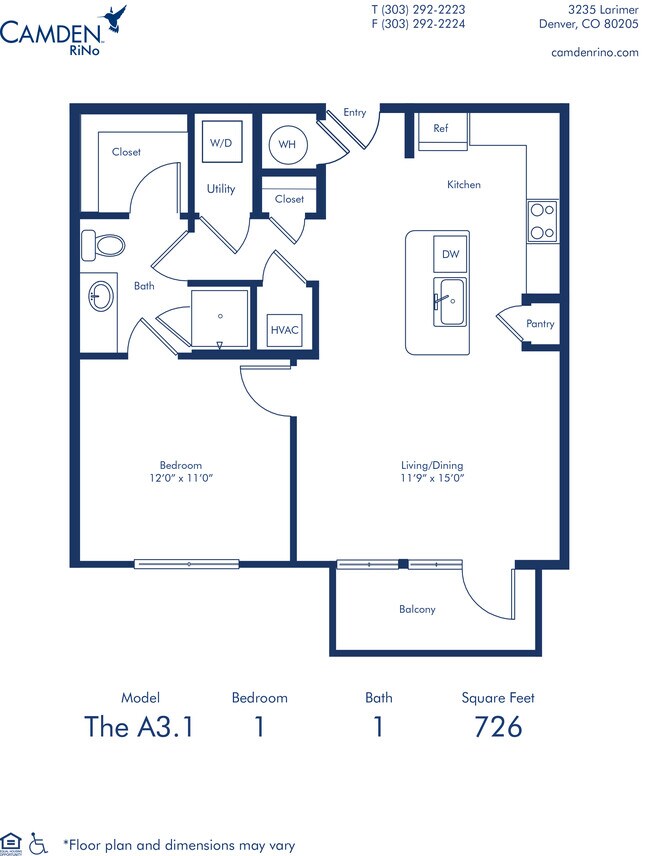 Floorplan - Camden RiNo
