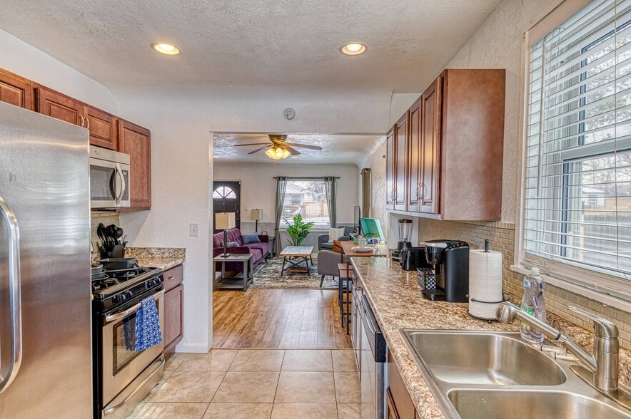 Kitchen View from back - 5555 Alcott St