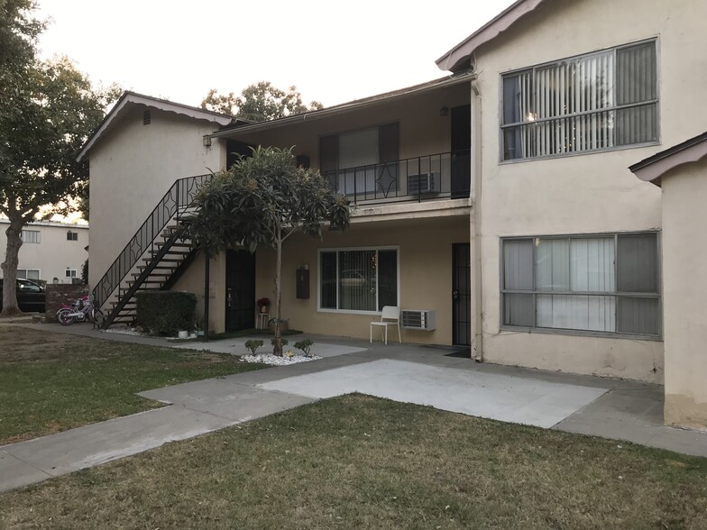 Outside apartment complex - 717 E Santa Fe Ave