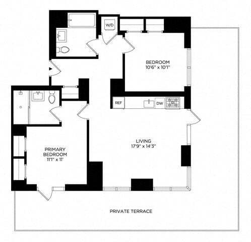 Floorplan - Lincoln at Bankside