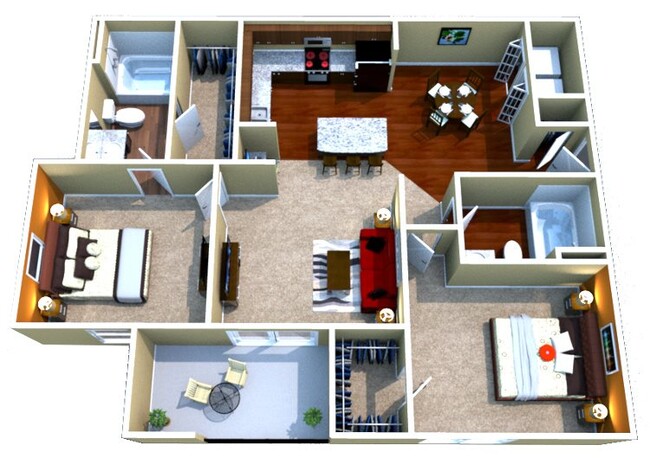 Floorplan - The Aidan Apartments