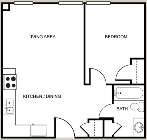 1BR/1BA - 98 Water Street Apartments