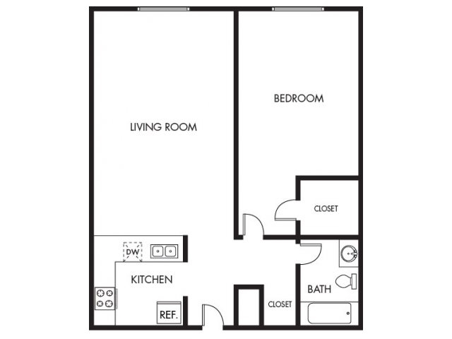 1BR/1BA - Village Grove