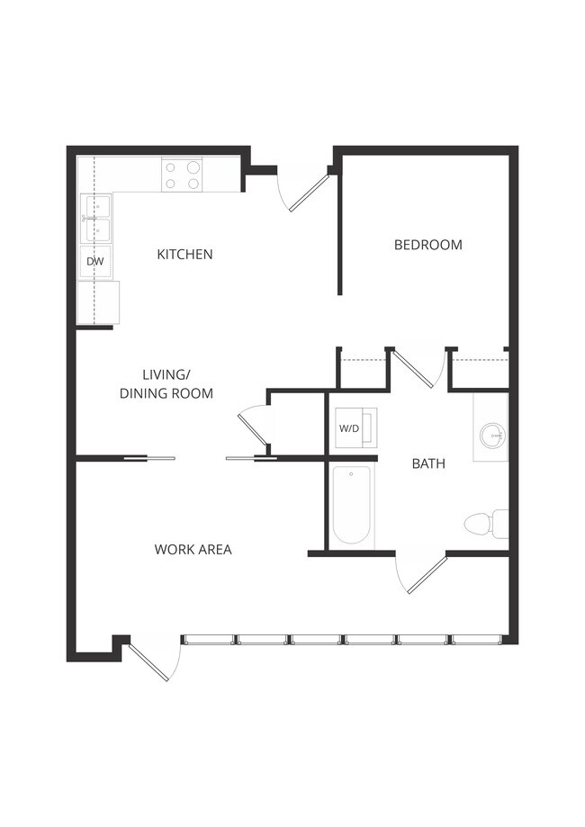 Floorplan - Frederick Lofts