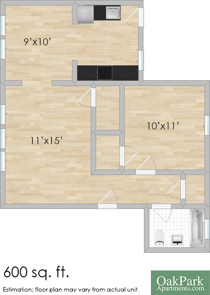 Floorplan - 532 Des Plaines Ave.