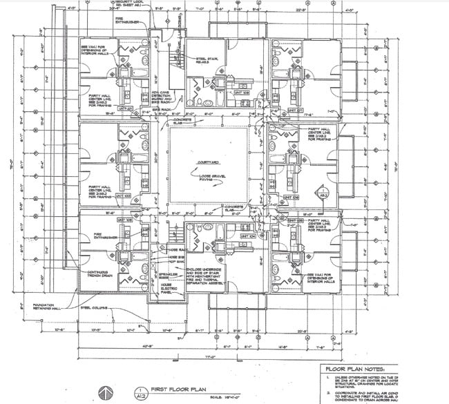 1st Floor plan - Courts at Whitham