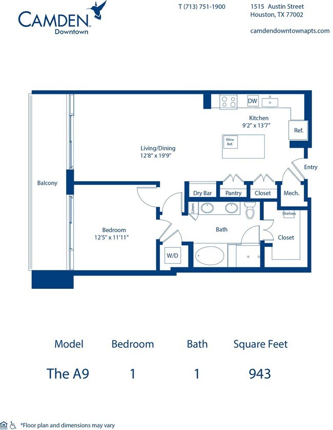 Floorplan - Camden Downtown