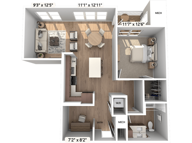 Floorplan - Avalon Princeton Circle