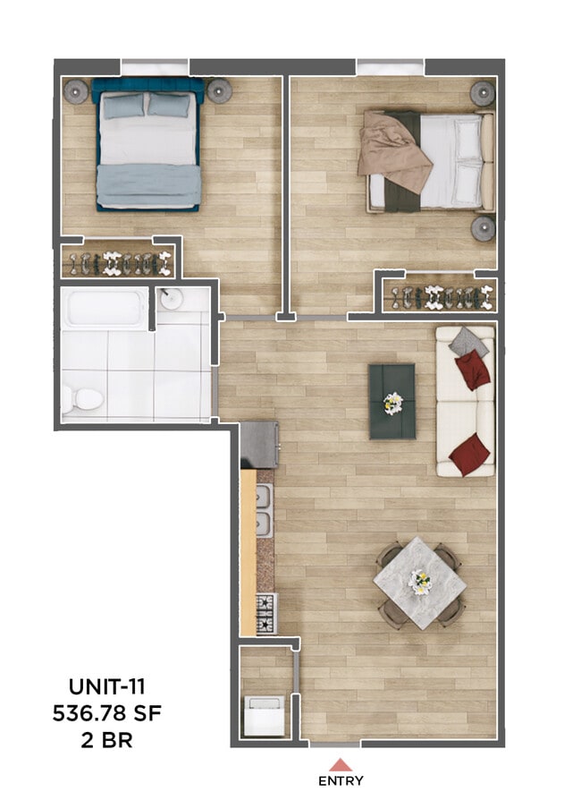 311 Floor Plan - The Lotus