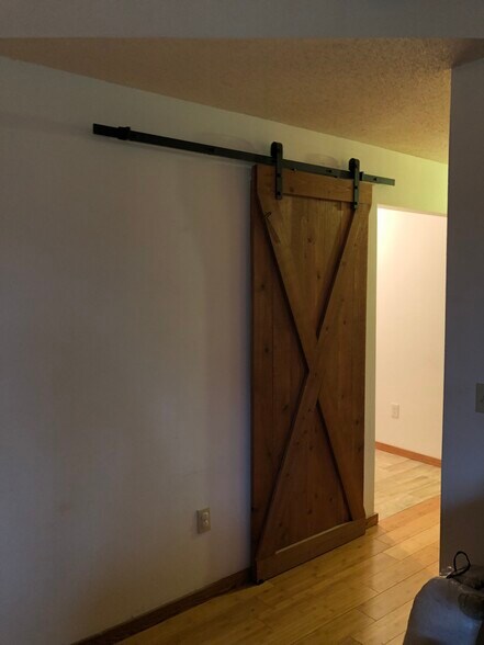 Barn door to Basement - 23260 Bridgestone Rd NW