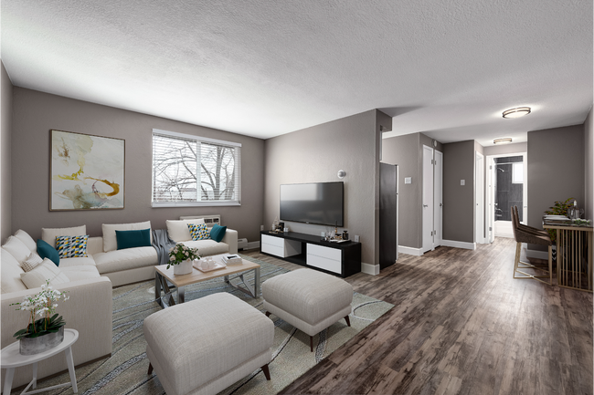 Large one bedroom living area - SouthGlenn Place