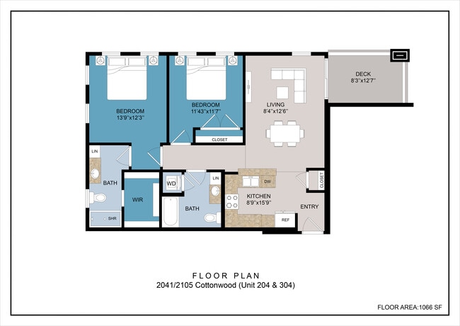 Floorplan - 2041 Cottonwood Rd
