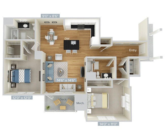 Floorplan - Avalon Somers