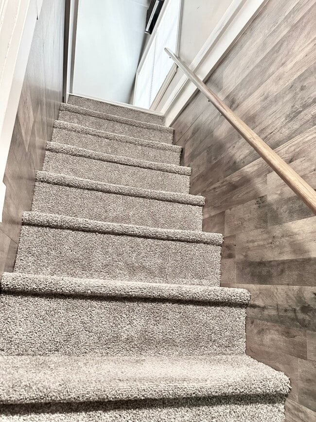 stairs to go upstairs - 135 E Wayne Ter