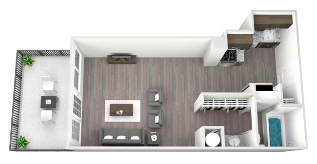 Floorplan - 230 West Alabama Apartments