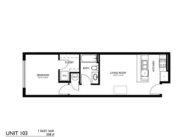 Floorplan - Osprey Lofts