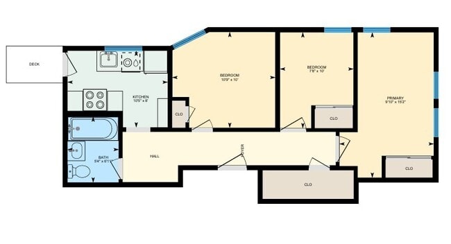 Floorplan - 2620 Hillegass Ave.