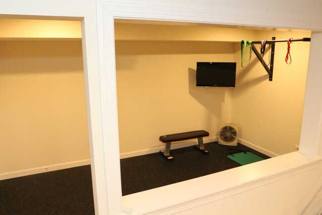 Another view of the workout room in the basement. - 681 Fielding Run Dr