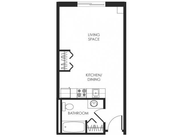 Floorplan - E Street Flats - Student Housing