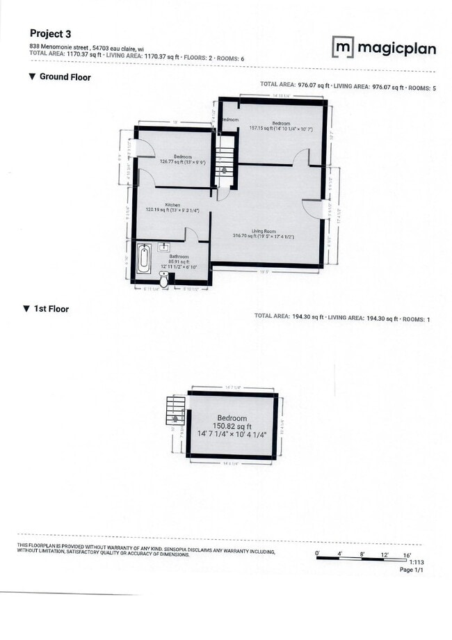 Building Photo - 3 Bed 1 Bath close to UWEC! Available June 1st