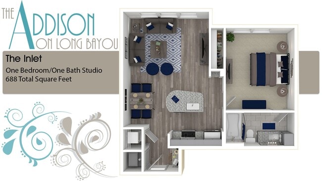 Floorplan - The Addison on Long Bayou