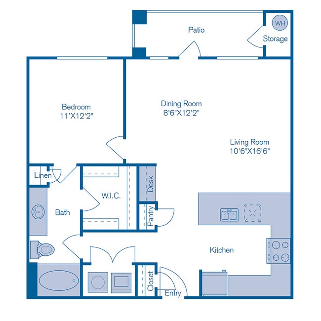 Floorplan - Bridge at Southpark Meadows