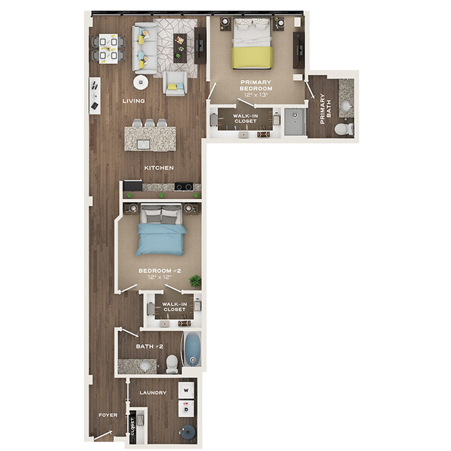 Floorplan - The Row on Merchant