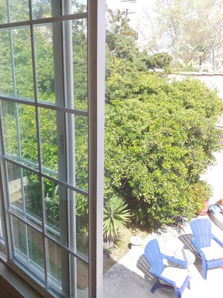 View out of a living room window - 649 N Harper Ave