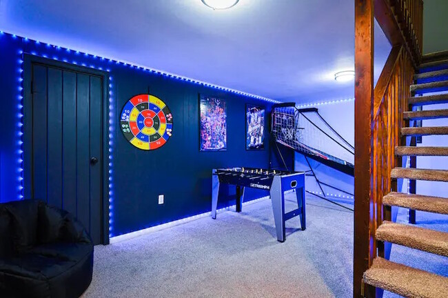 Game Room at Base of Stairs - 8109 Grant St